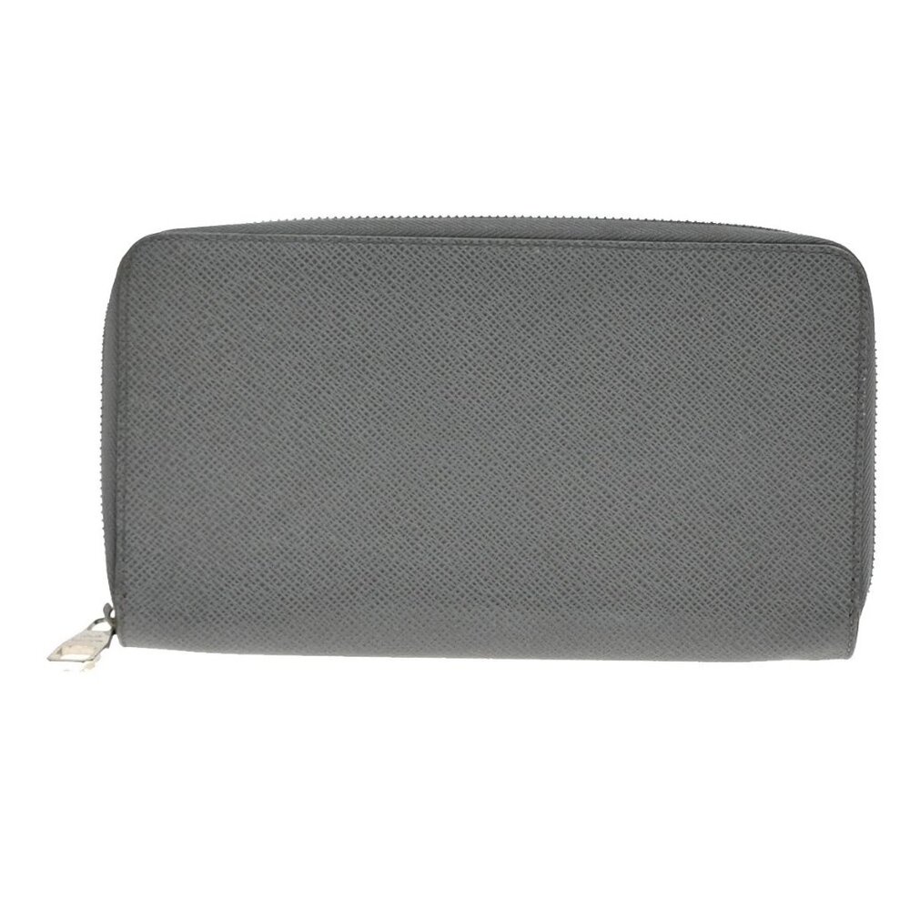 LOUIS VUITTON Zippy Organizer Long Wallet Taiga Leather Gray 198-082825